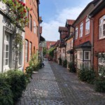 Malerische Gasse in Lüneburg